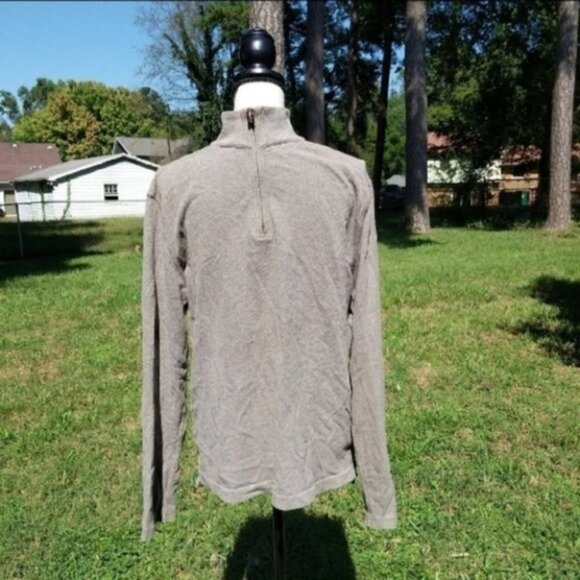 J. Crew Sueded Jersey Half Zip Mens Sweater M - Picture 2 of 7